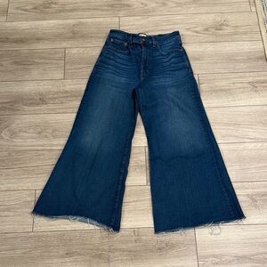 Madewell Women’s Flared Wide Leg Crop Jeans 29